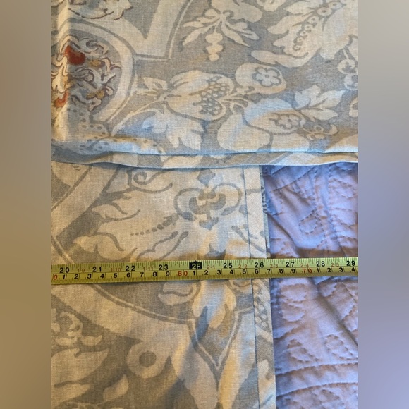 Set Of 2 Pottery Barn Camilla Gray Standard Pillow Shams Linen Cotton - Picture 3 of 8